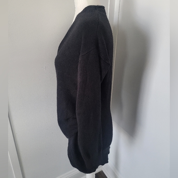 Anthropologie x Postmark black crossover sweater, size medium - Picture 3 of 6